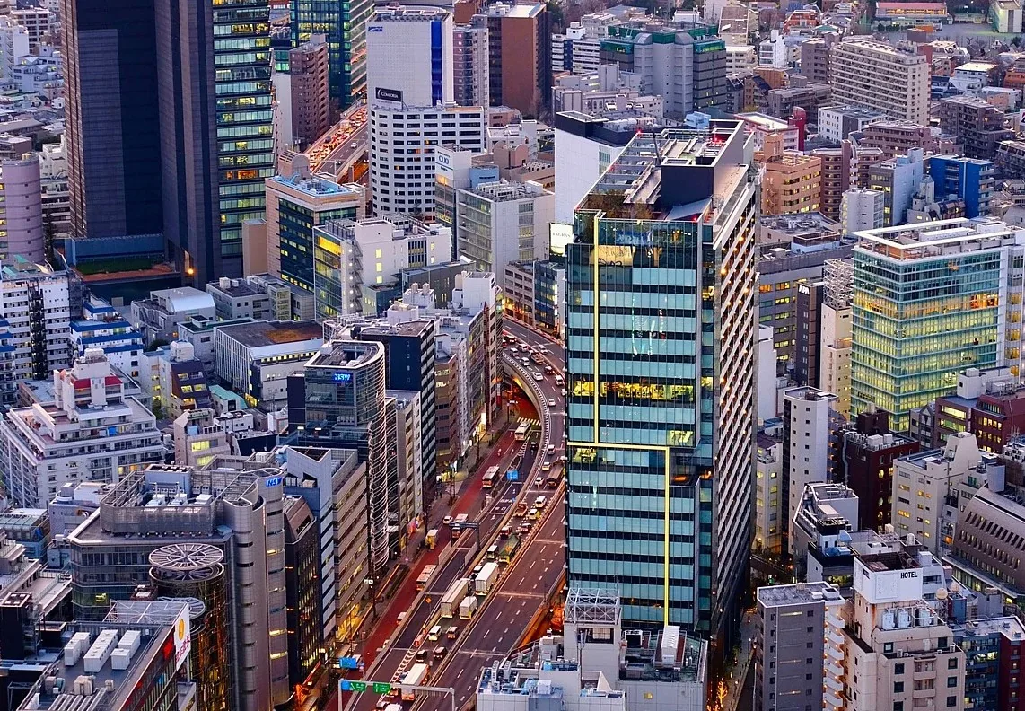 building valley, city view, street, urban, after five, cars, lights, city view, city view, city view, city view, city vi