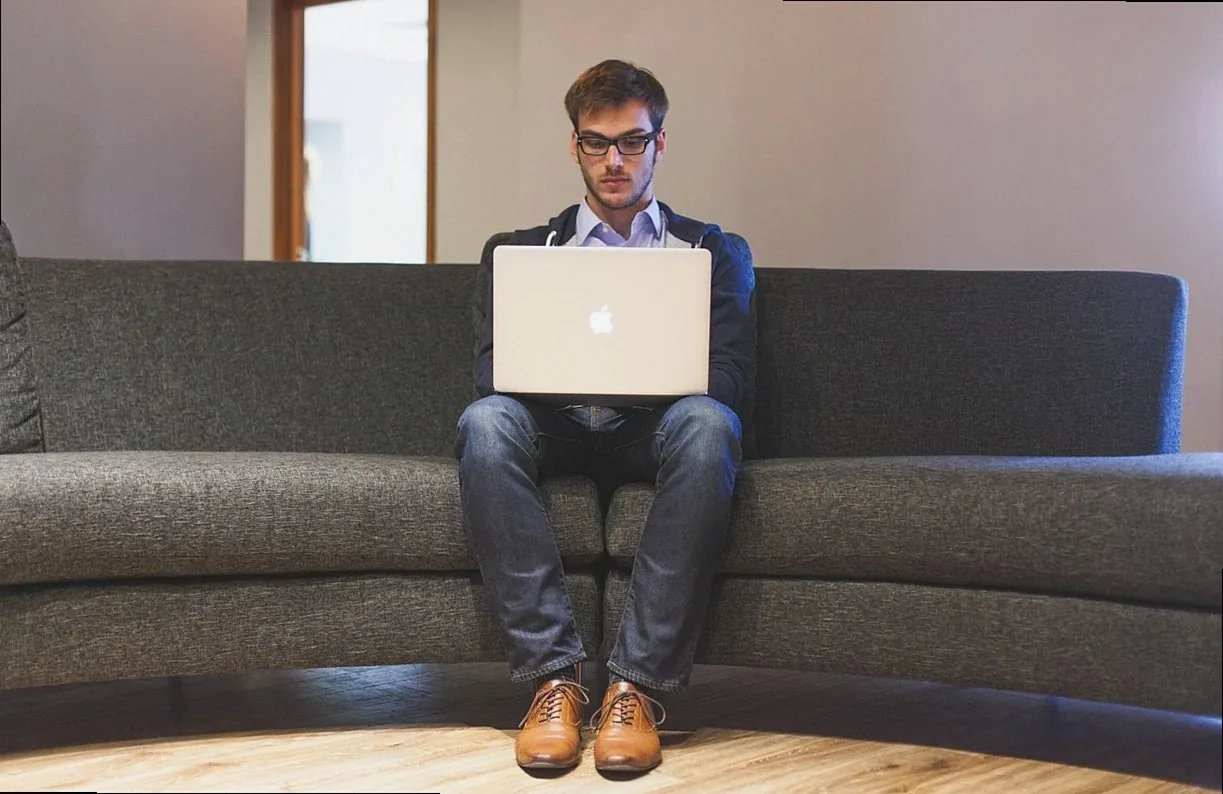 man, laptop, businessman, entrepreneur, start-up, planning, business, young, corporate, working, company, freelance, fre